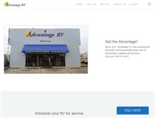 Tablet Screenshot of advantagervservice.com